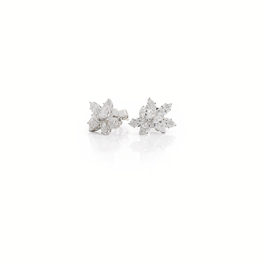 Marquise Cut  Lab-Grown Diamond Earrings