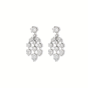 Chandelier Design Diamond Lab-Grown Diamond Earrings