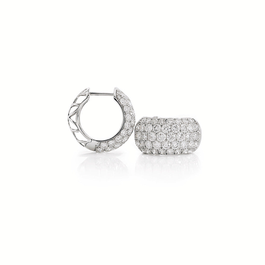 Lab Grown Diamond Pavé Earrings