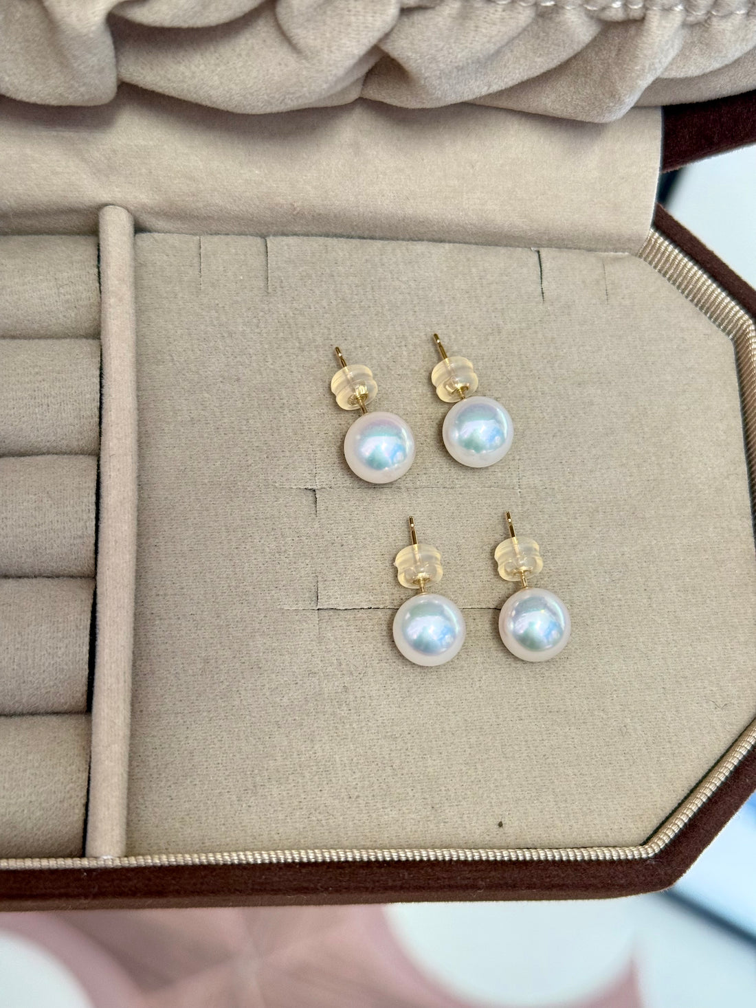 8-8.5mm Akoya Cultured Pearl Earrings