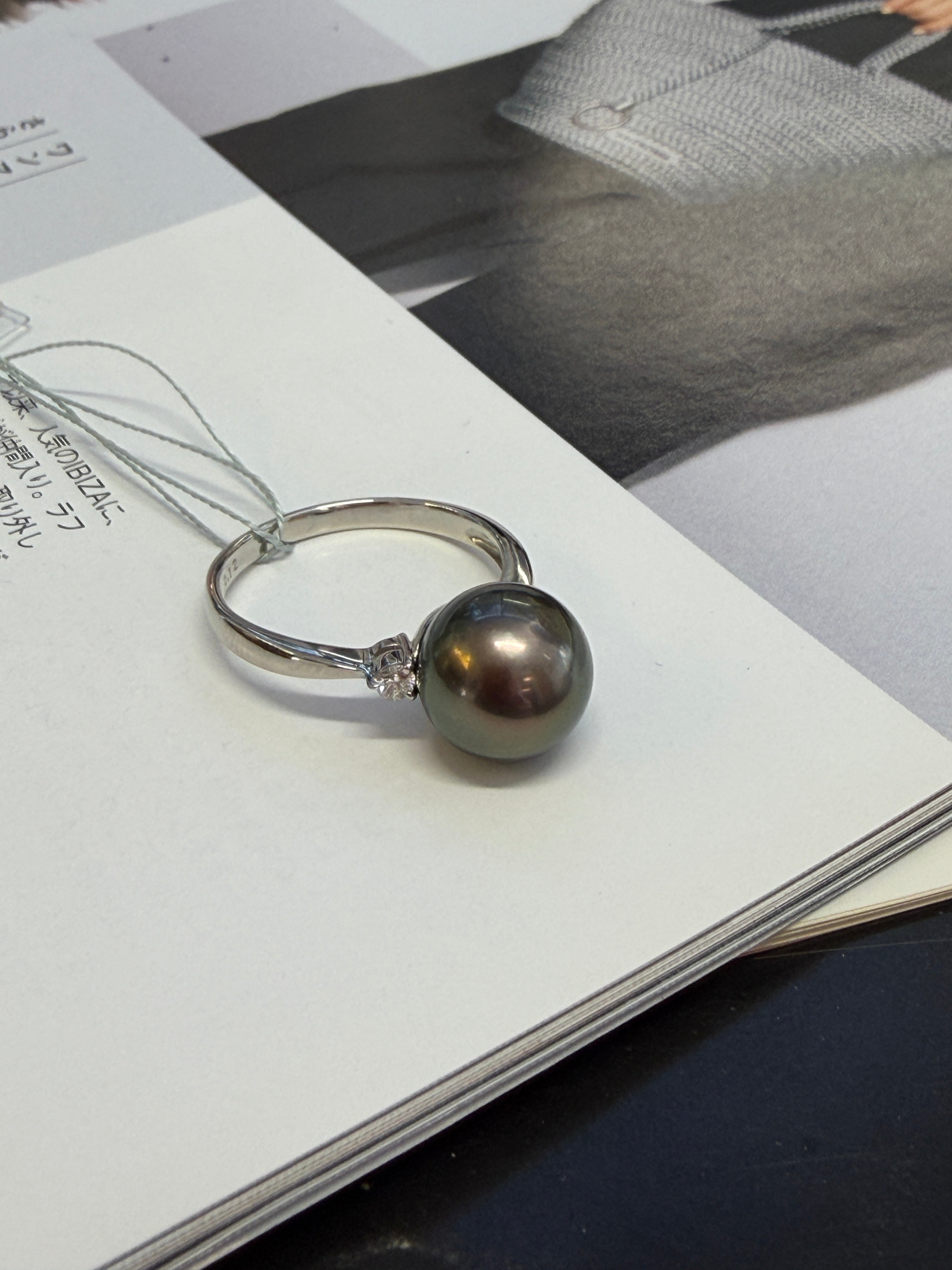 10.4mm Tahitian Pearl Ring