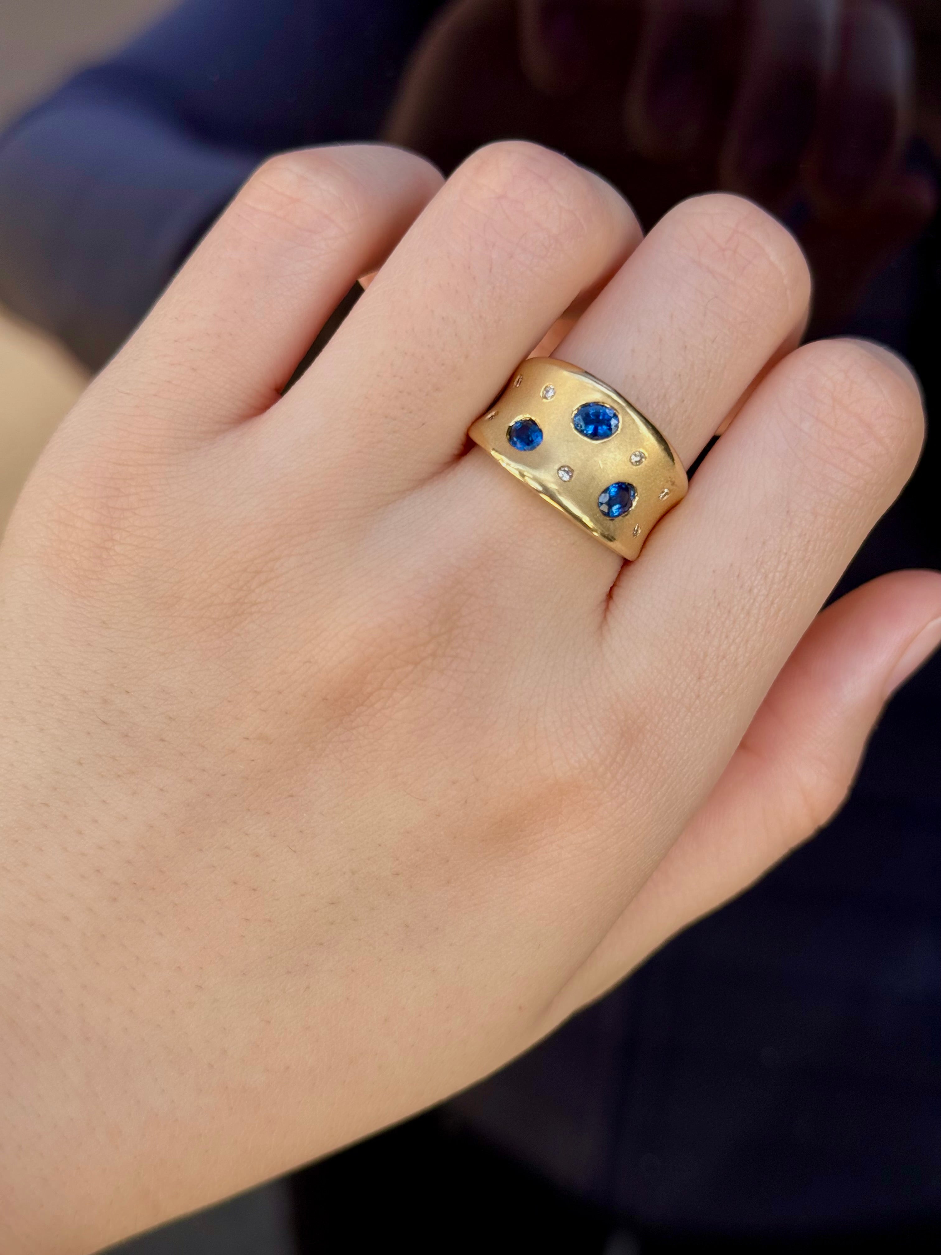 0.85CT Sapphire Ring