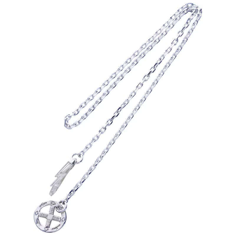 TAROWASHIMI Silver Chain With Hook And Ring