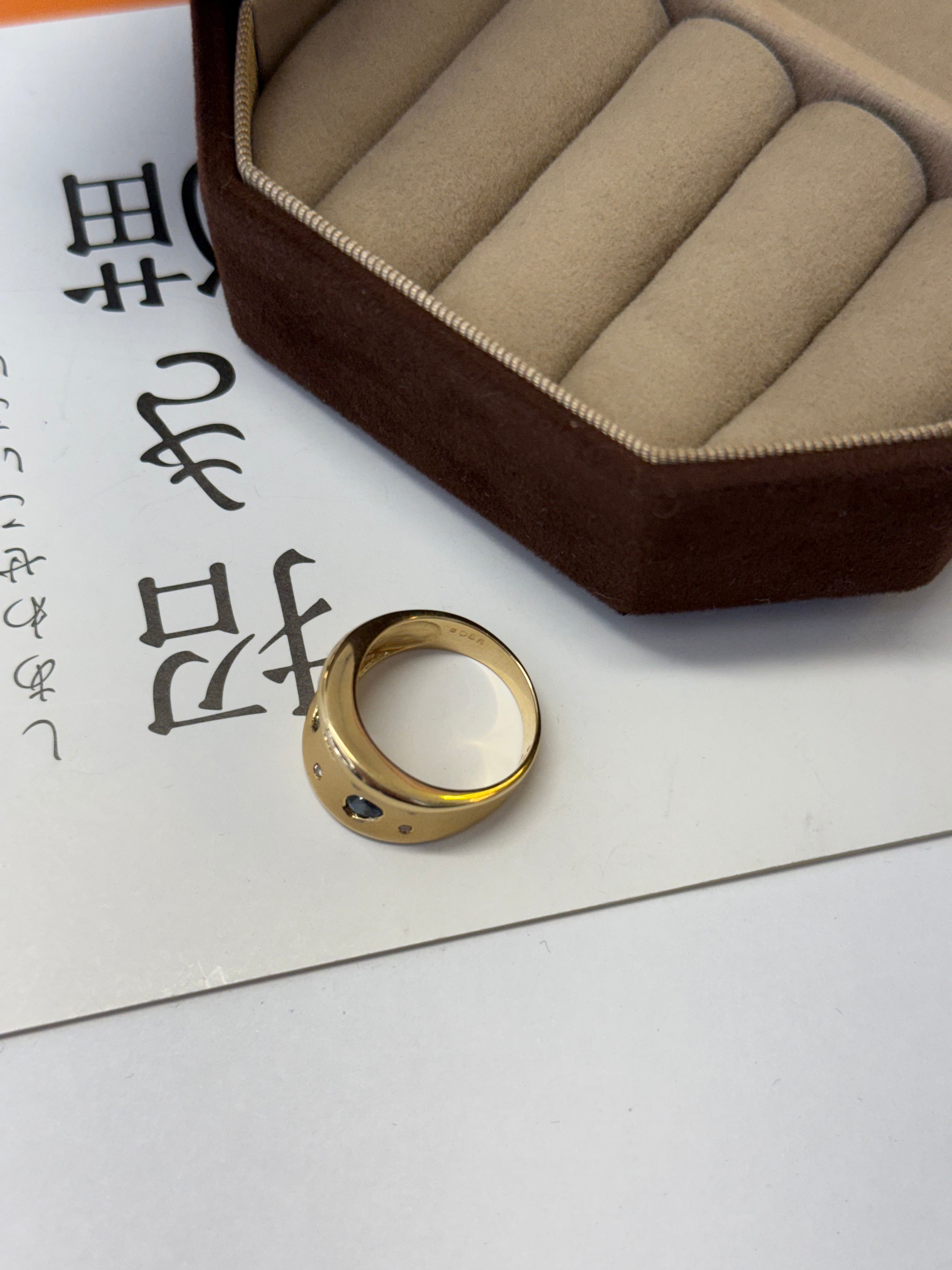 0.85CT Sapphire Ring