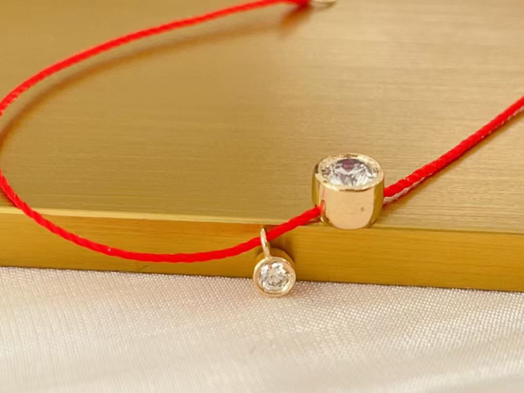 Red Line With 0.23CT Diamond
