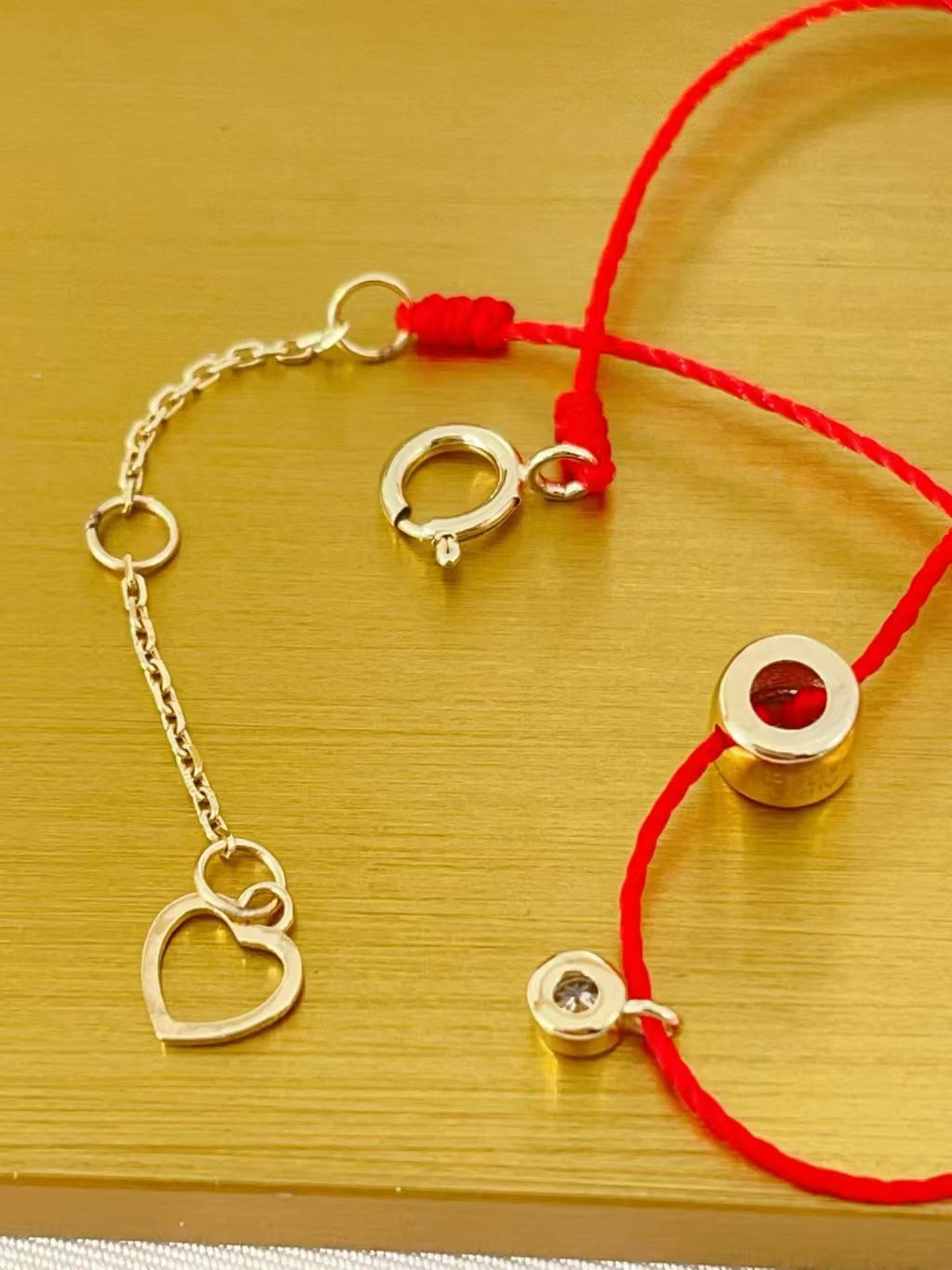 Red Line With 0.23CT Diamond