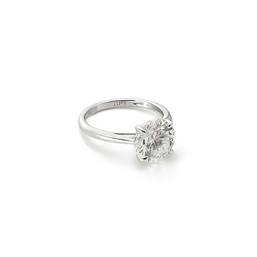 1.01ct  Cushion-Cut 4-Prong Solitaire shape-Lab Grown Diamond Ring