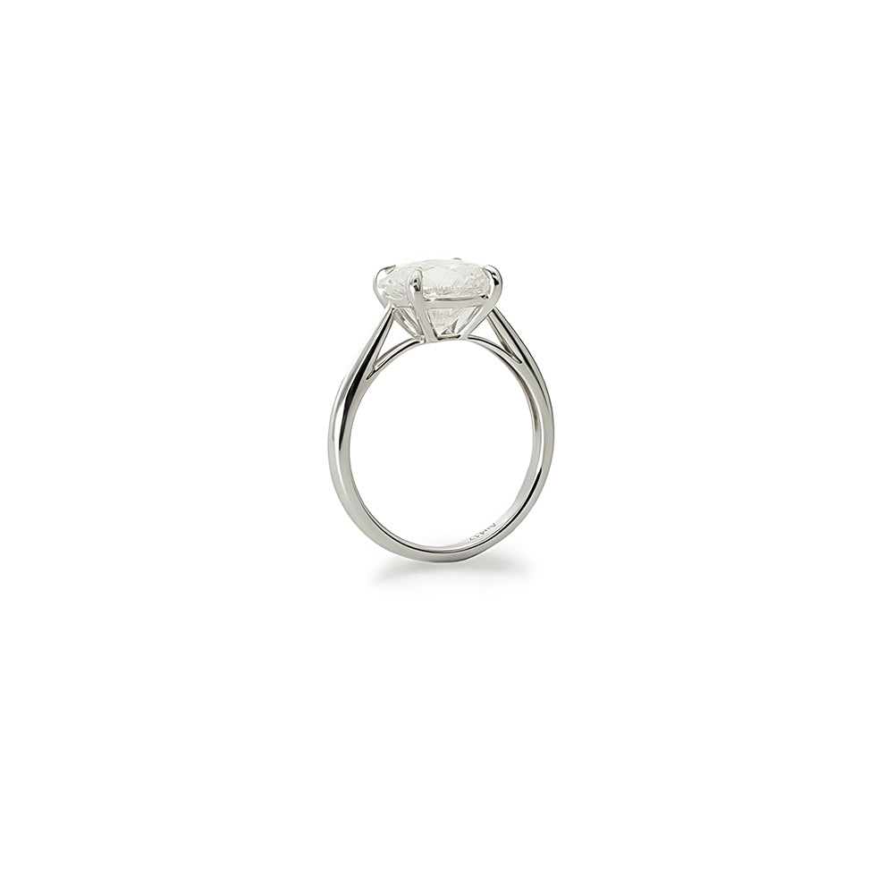 1.01ct  Cushion-Cut 4-Prong Solitaire shape-Lab Grown Diamond Ring