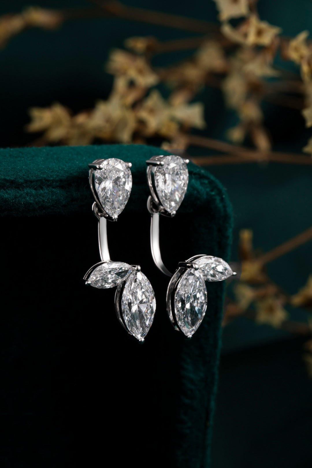 Convertible Lab-Grown Diamond Earrings 2.32ct