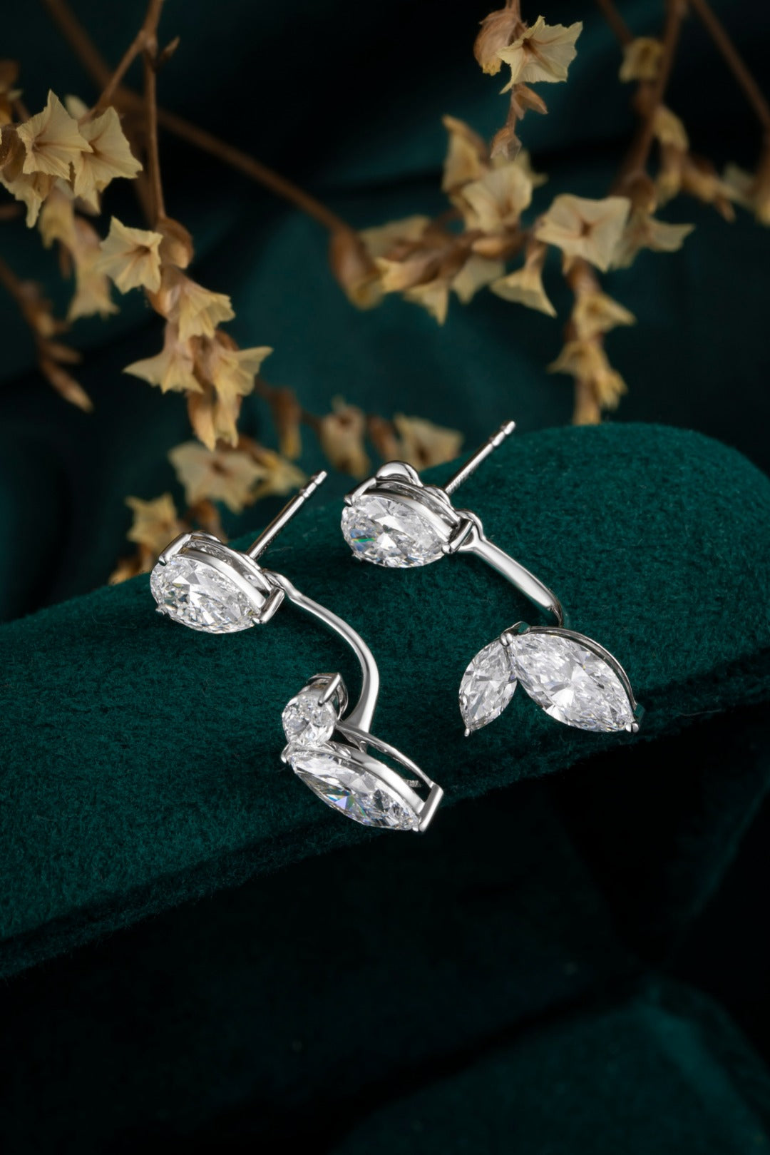 Convertible Lab-Grown Diamond Earrings 2.32ct