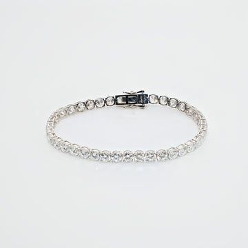 10.6ct Full Pave Lab-Grown Diamond Tennis Bracelet