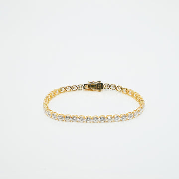 10.7ct   Full Diamond shaped Lab-Grown Diamond Tennis Bracelet