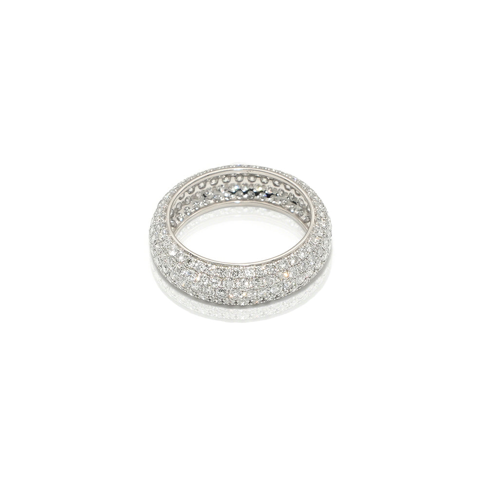 Pavé Set Lab-Grown Diamond Eternity Band