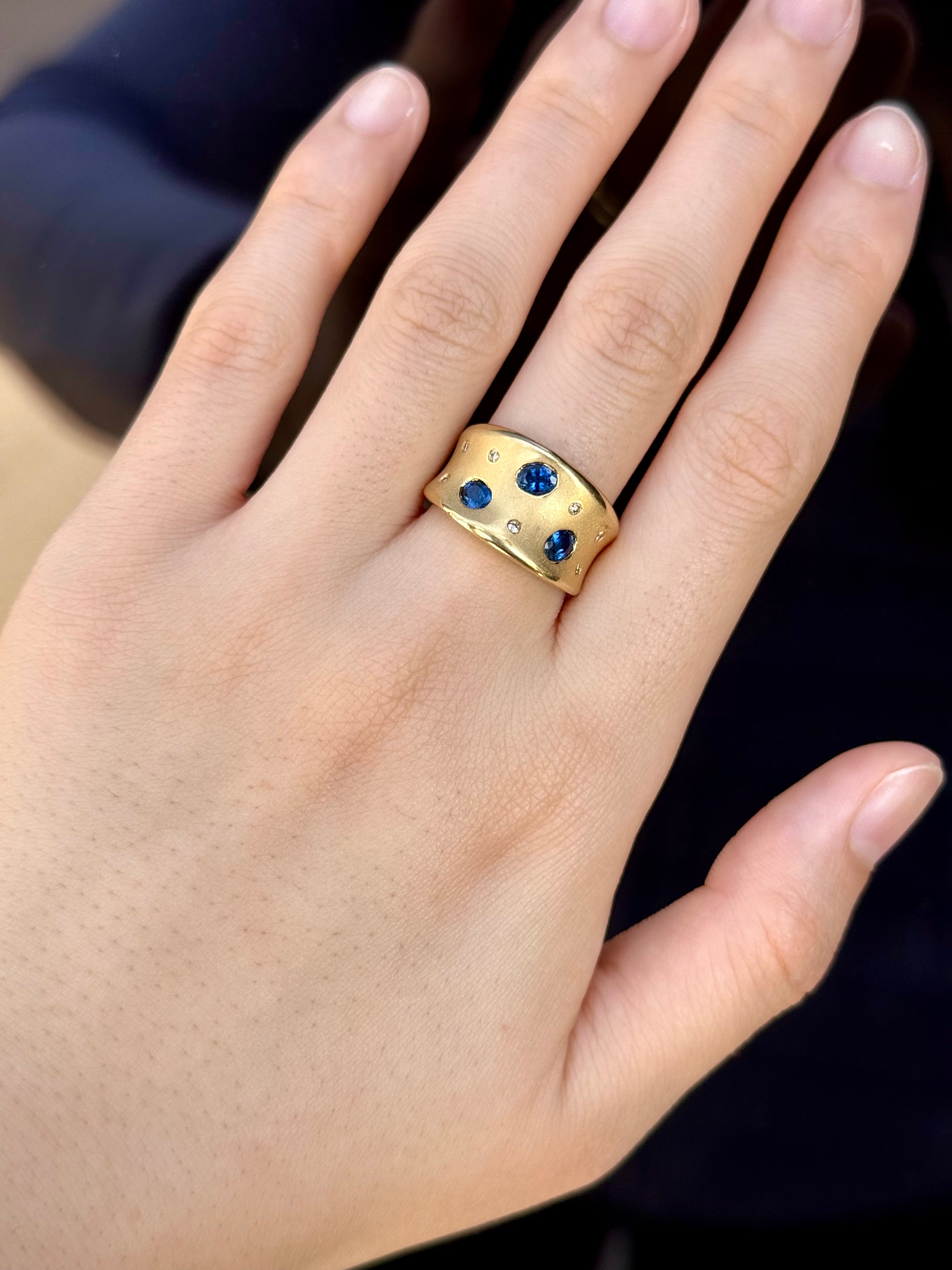 0.85CT Sapphire Ring