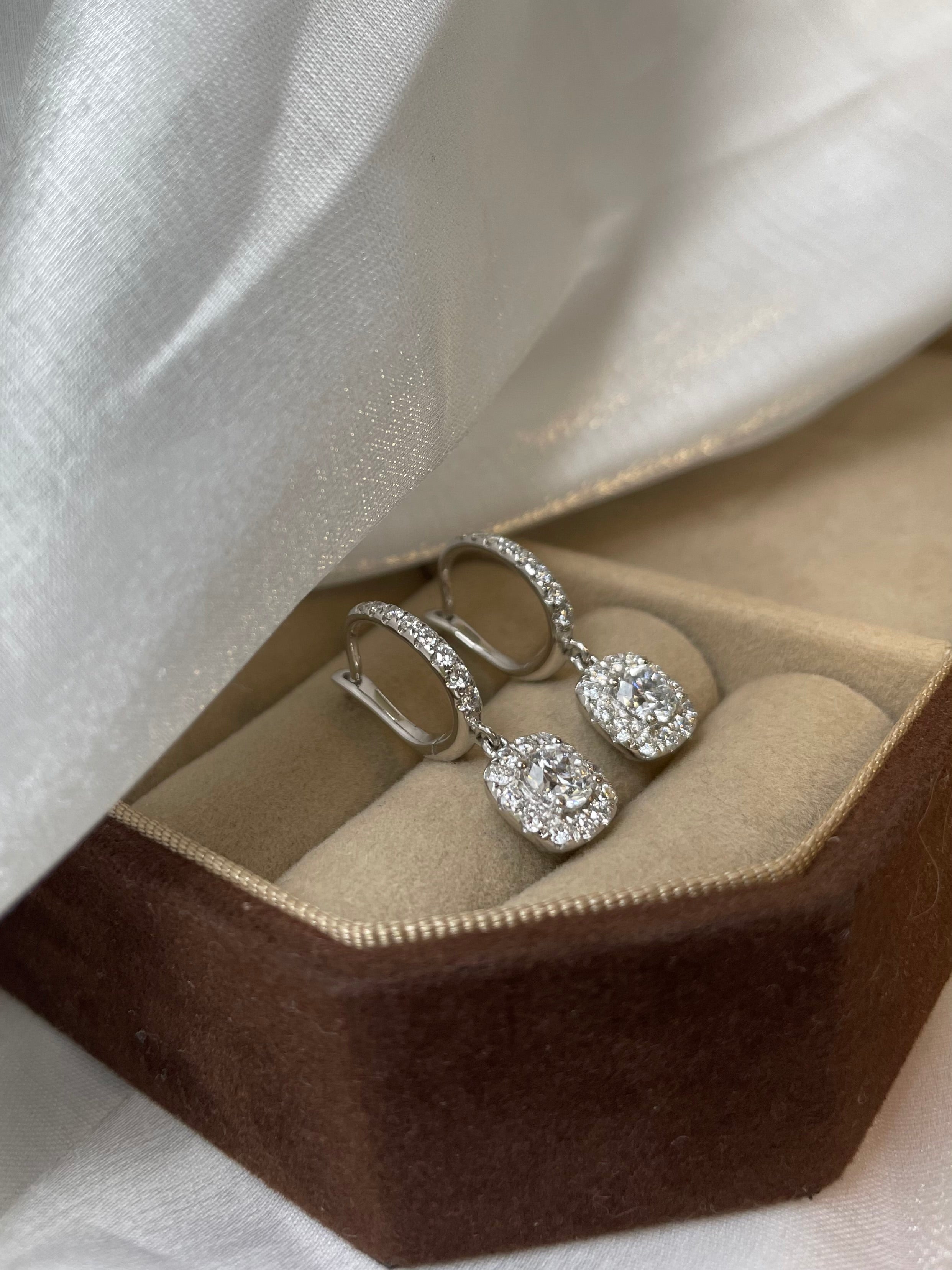 1.86 Lab Grown Diamond Earrings