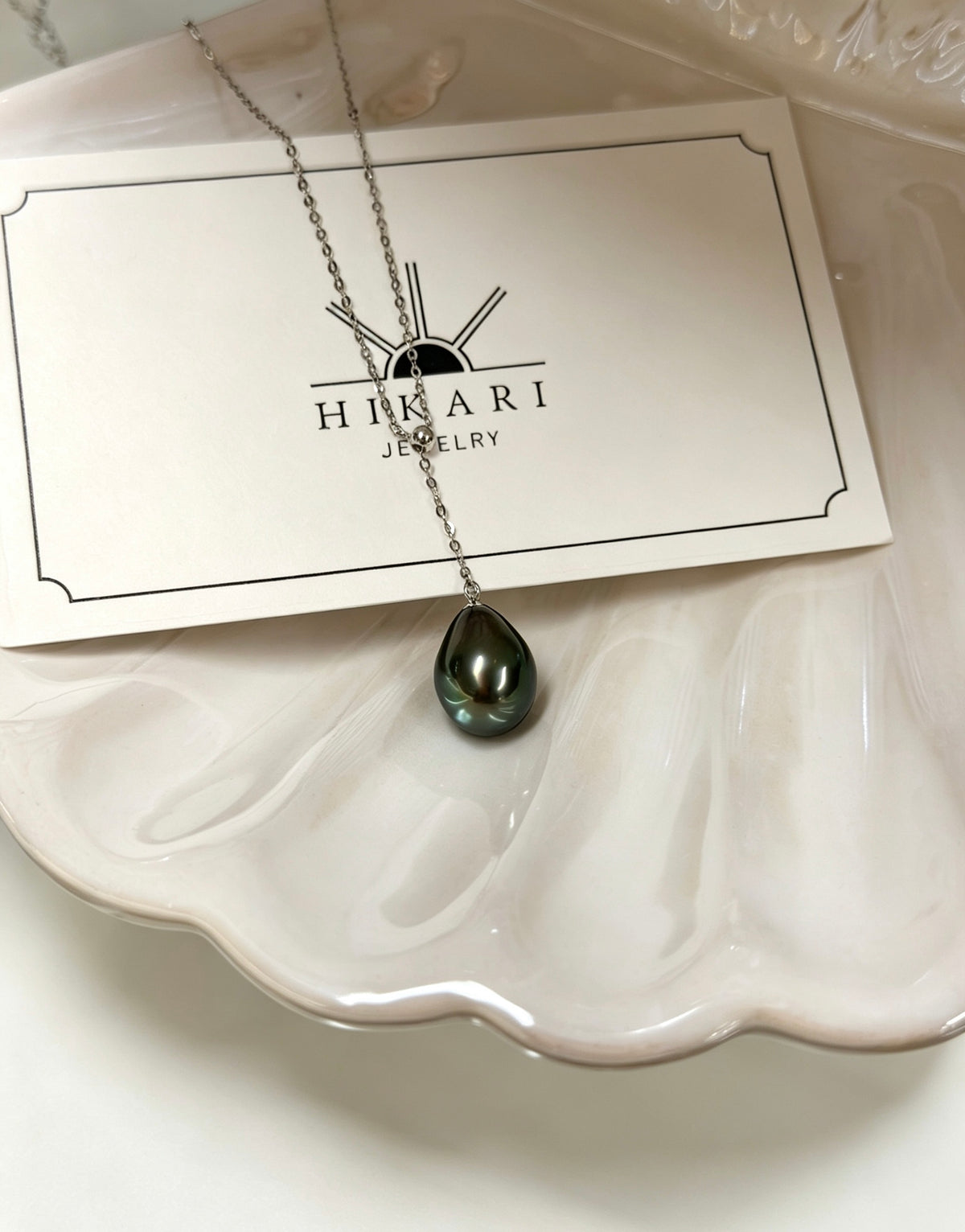 10-11mm Tahitian Black Pearl Necklace