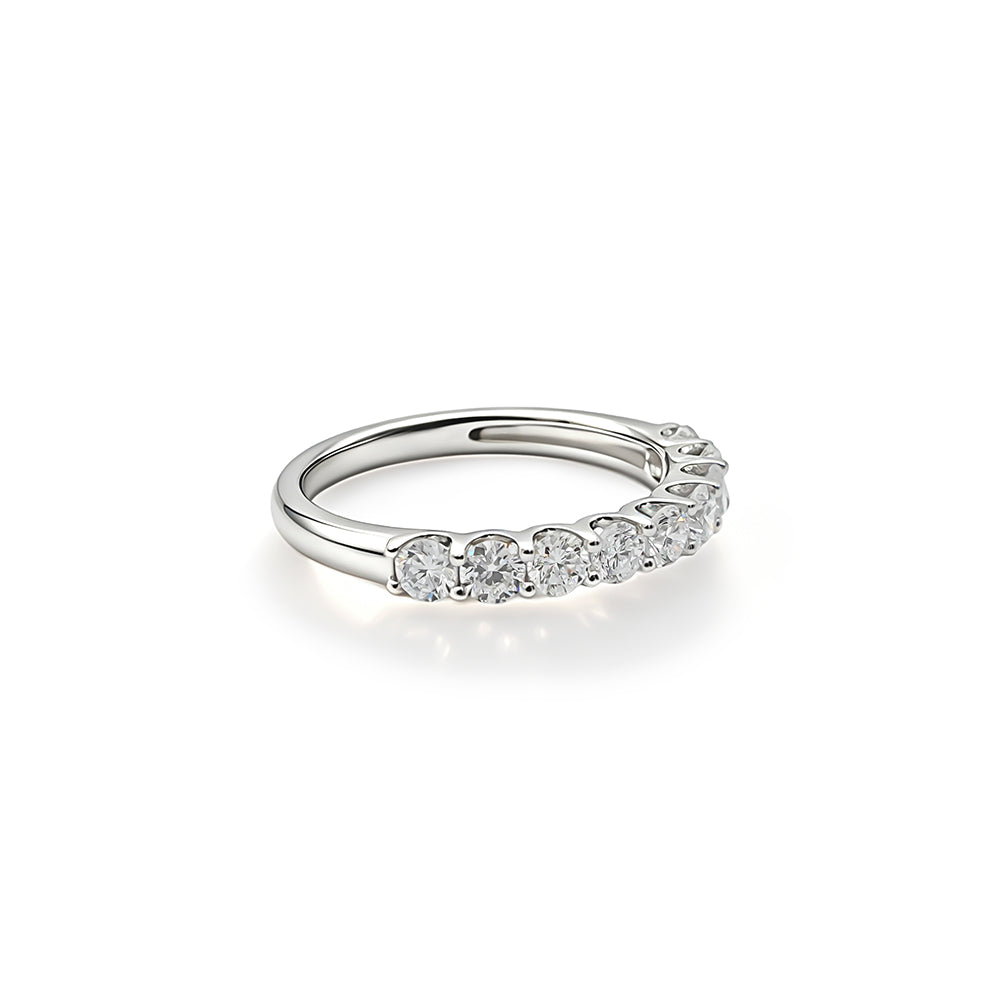 Classic Half-Eternity Lab-Grown Diamond Ring