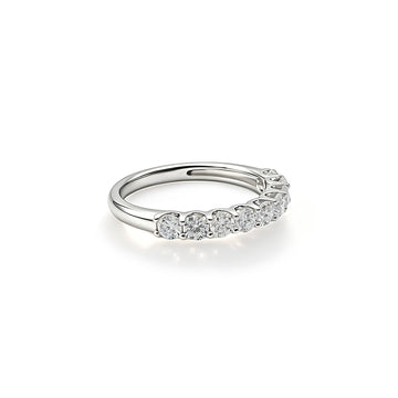 Classic Half-Eternity Lab-Grown Diamond Ring