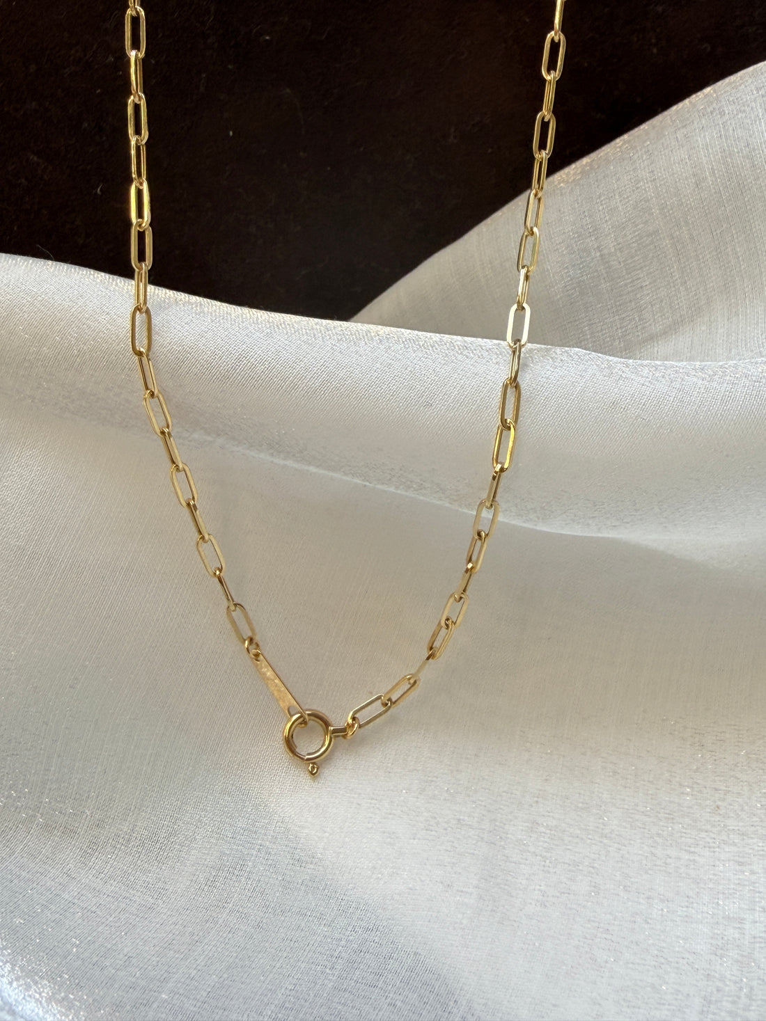 Paperclip Necklace In Small Size