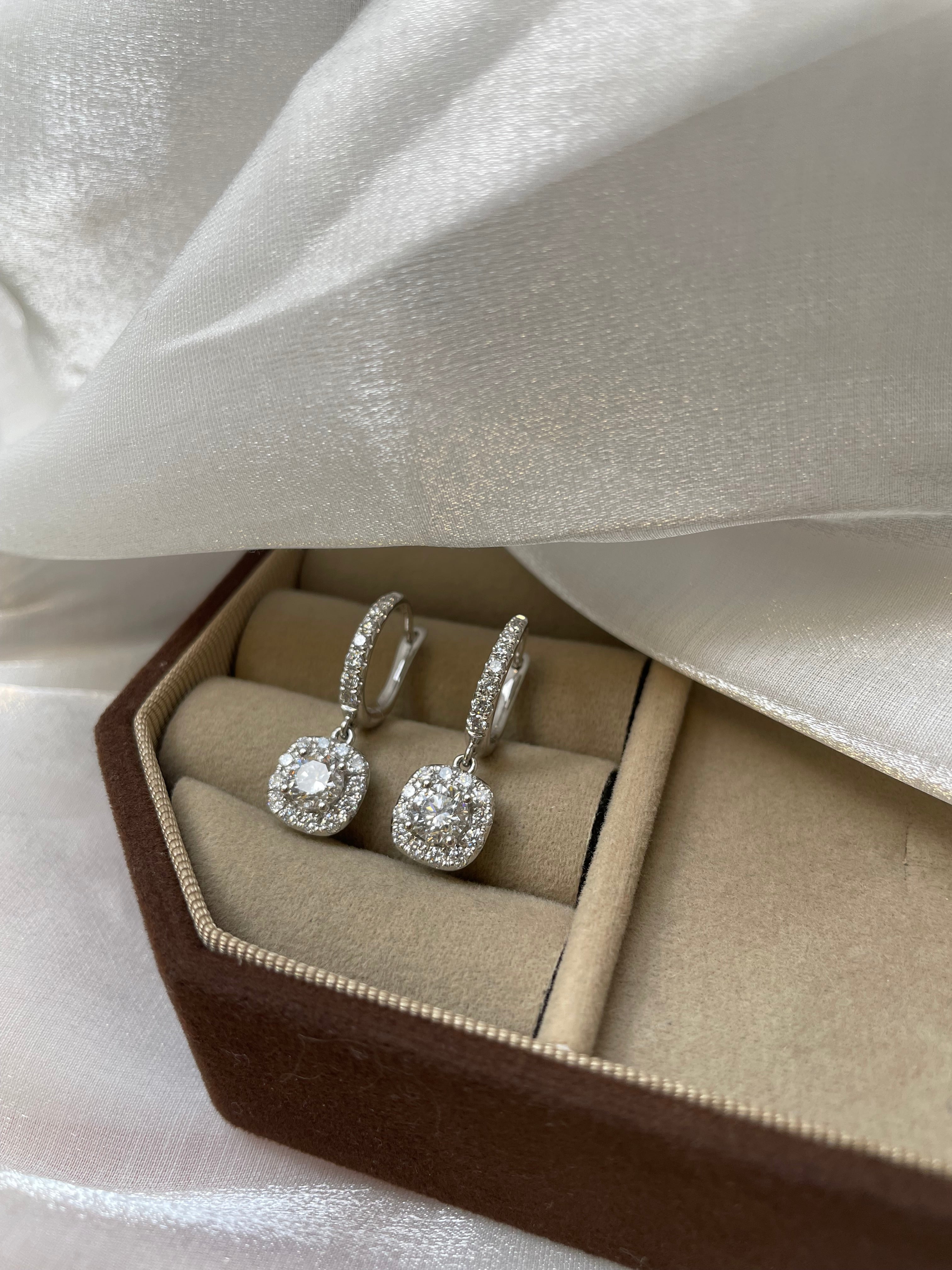 1.86 Lab Grown Diamond Earrings
