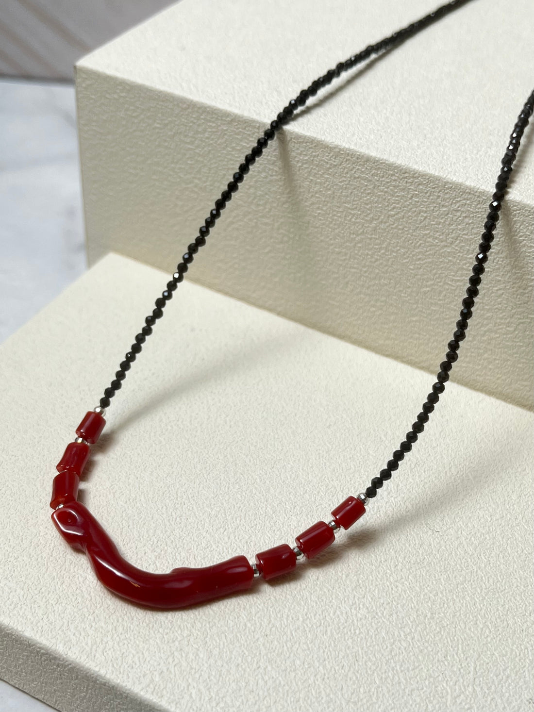 Japan AKA coral necklace