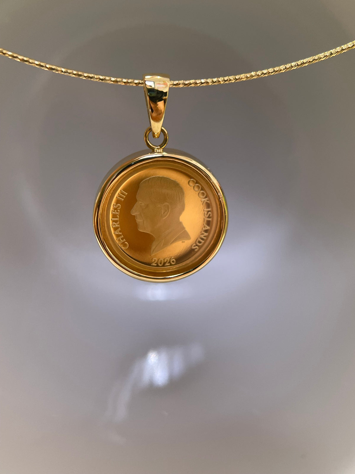 ⭐️24K+18K Teddy Bear Gold Coin