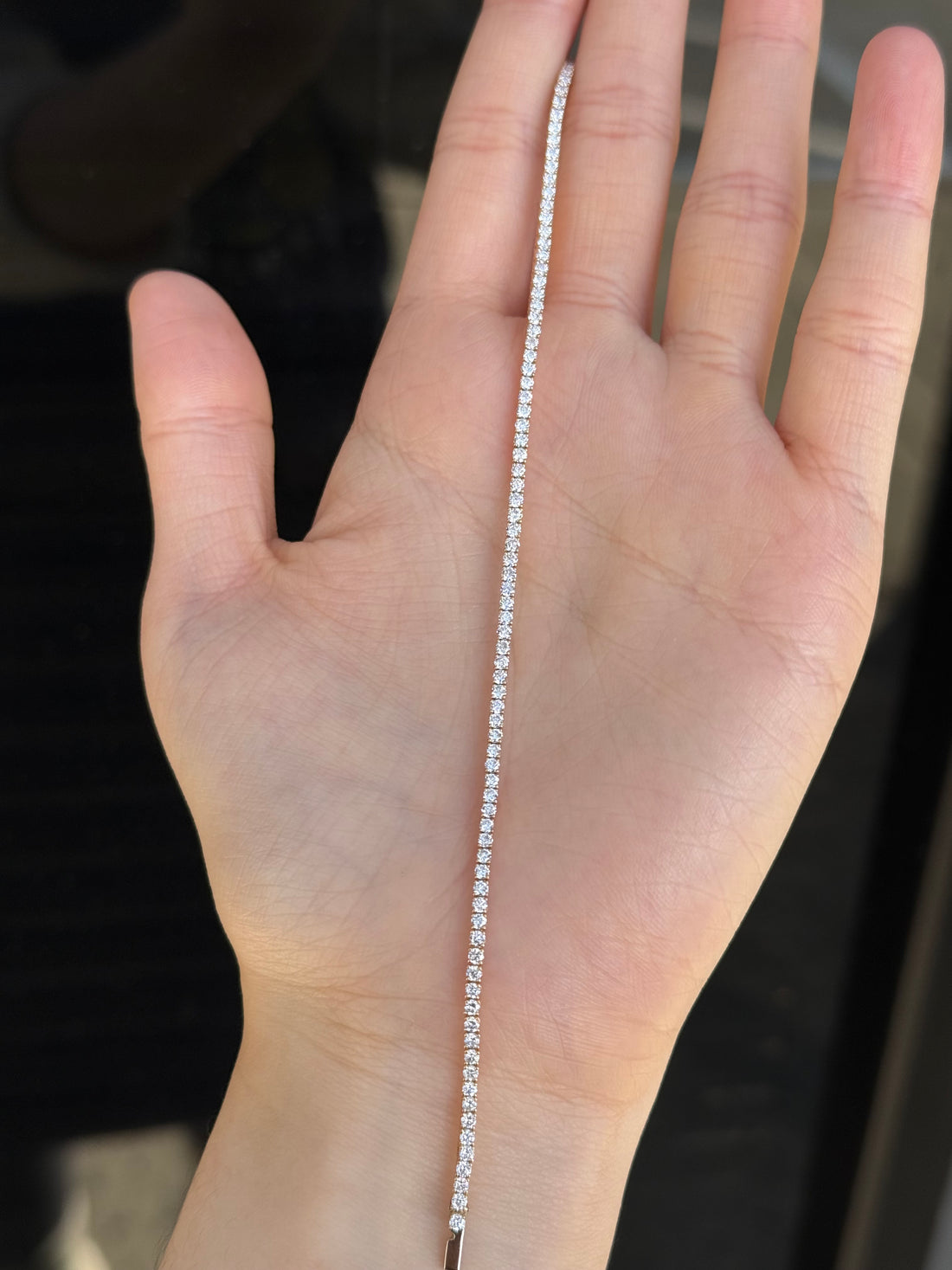 Round Four-Prong Diamond Tennis Bracelet 2CT