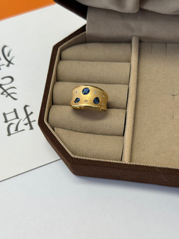 0.85CT Sapphire Ring