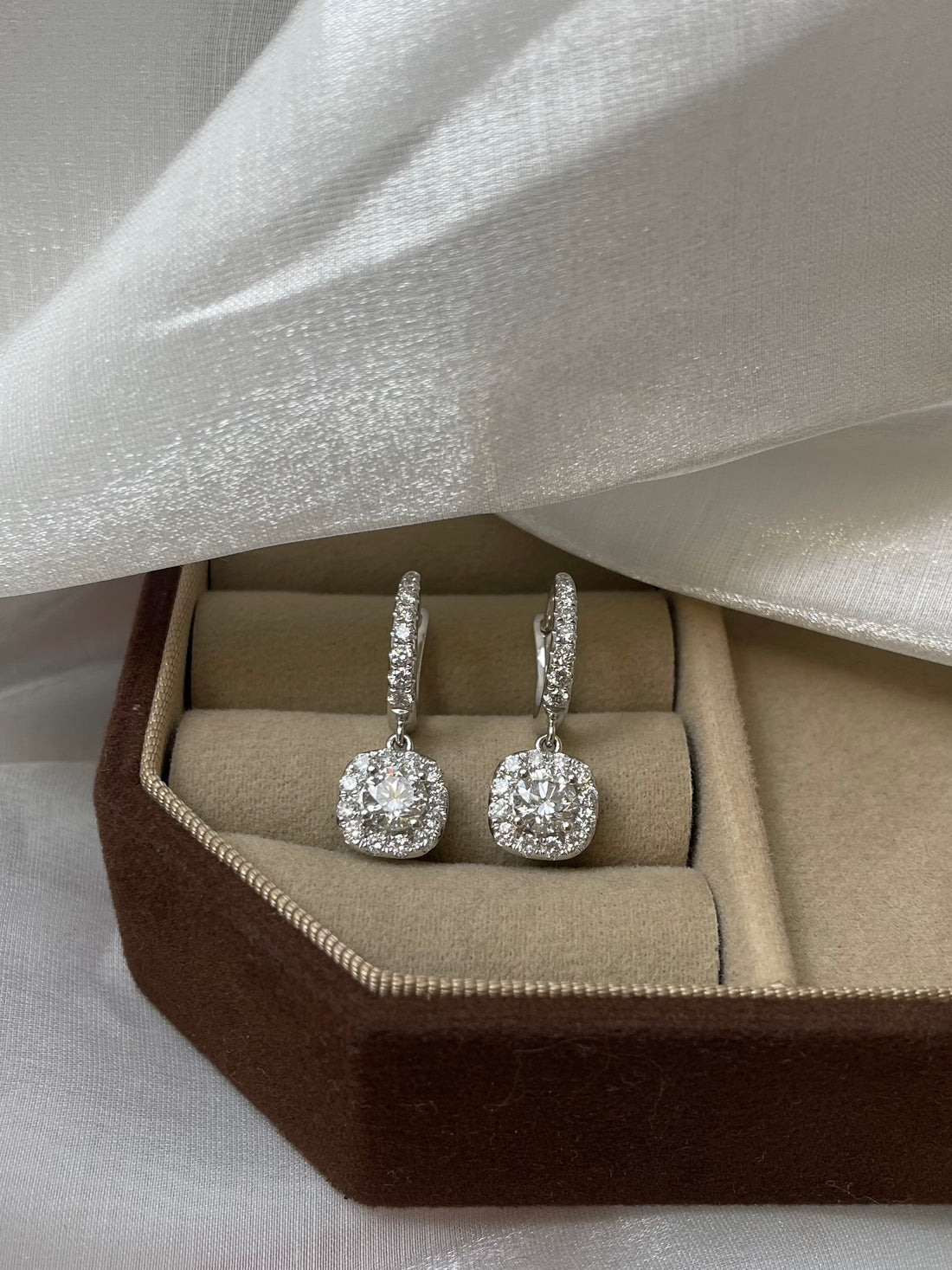 1.86 Lab Grown Diamond Earrings