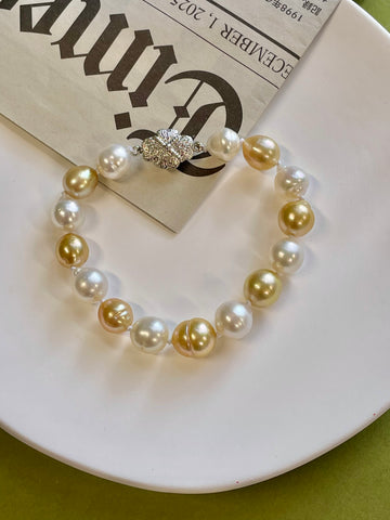 9-11mm South Sea Pearl with 925 Sliver clisp