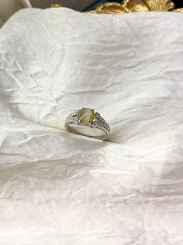 1.86ct Chatoyant Ring in PT900