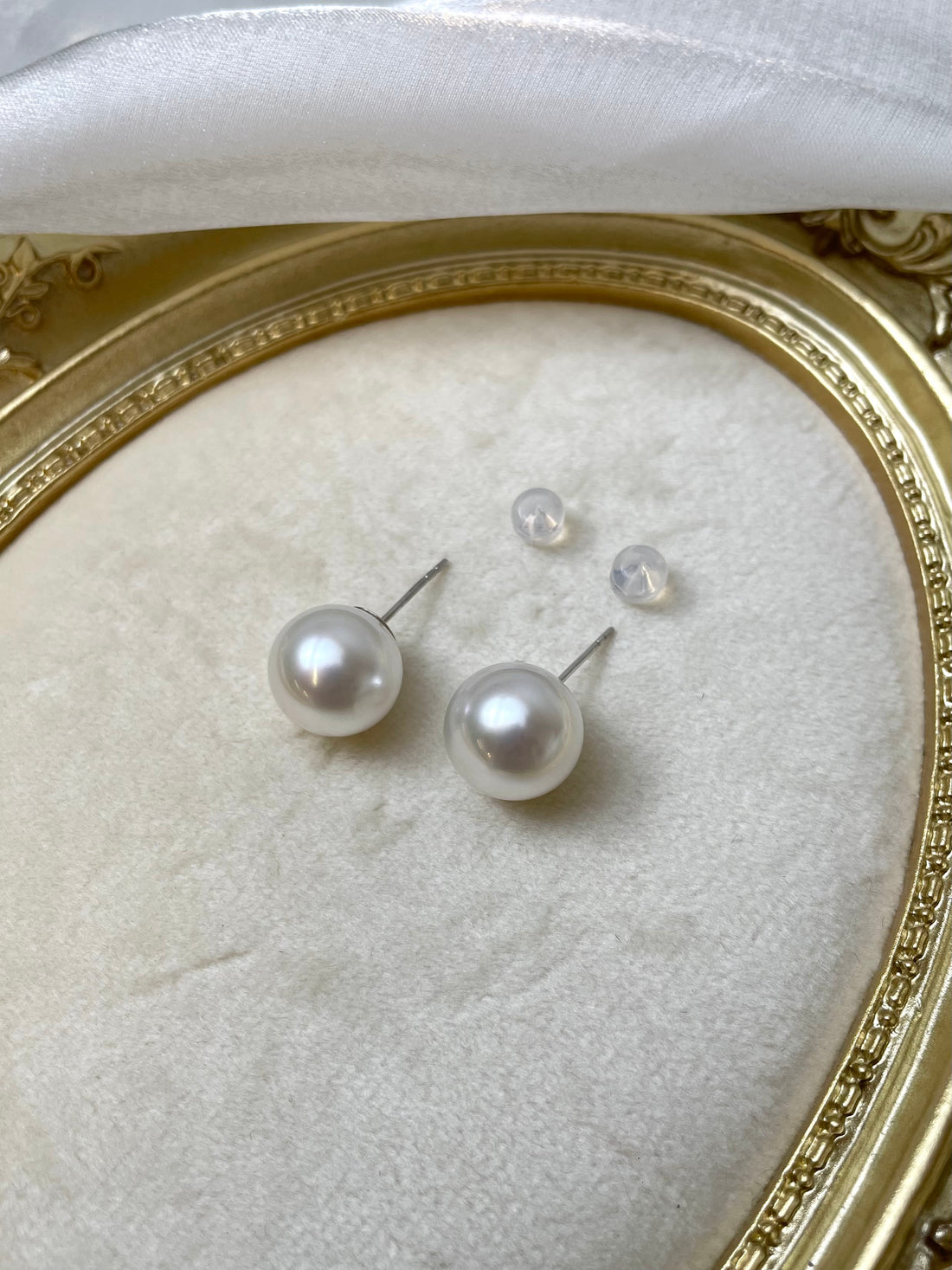 11mm Southsea Pearl Earrings In 18K Gold