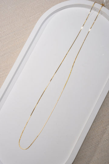 0.6mm Snake Chain Necklace | 17.7"