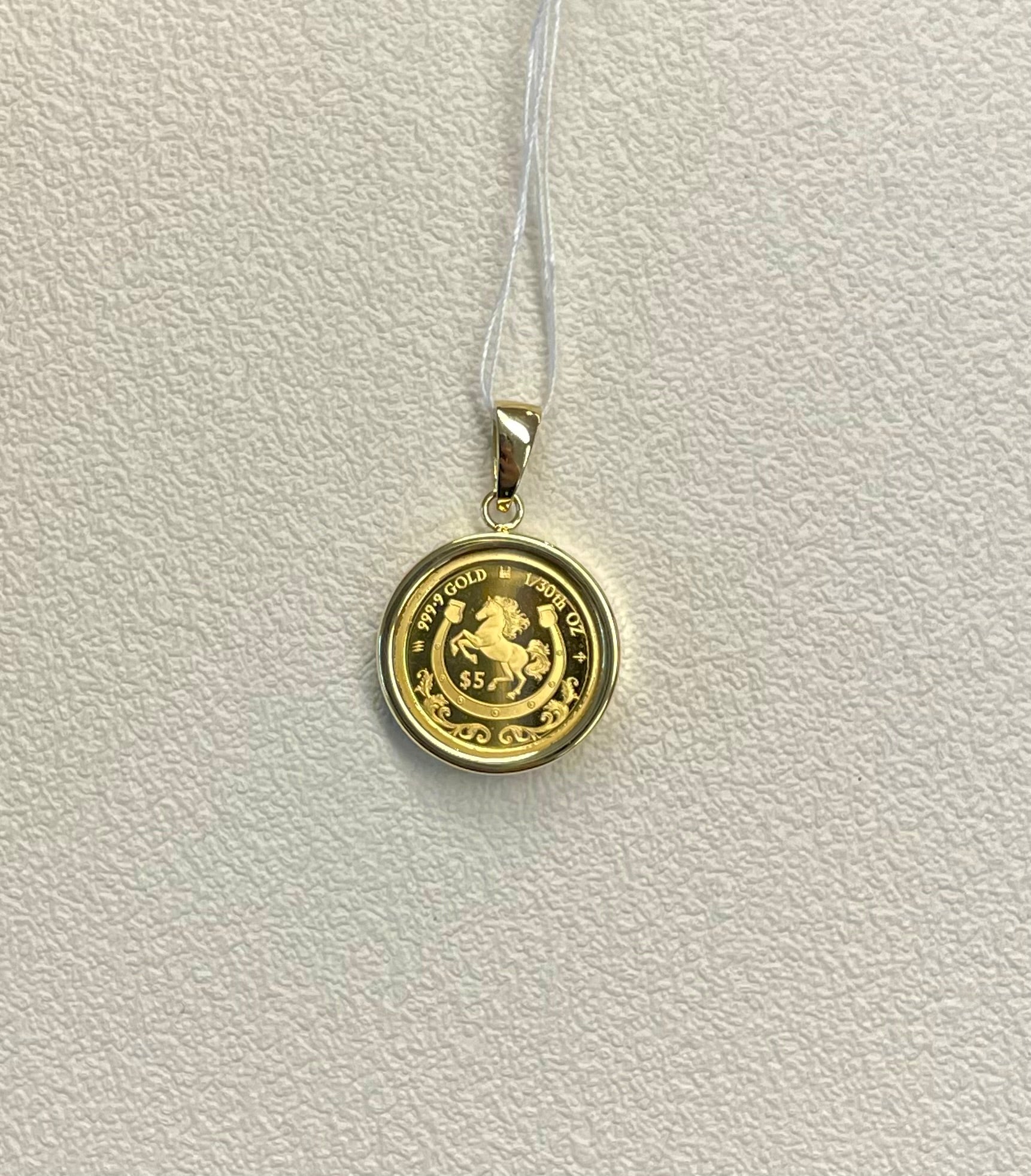 24K+18K Horse Gold Coin