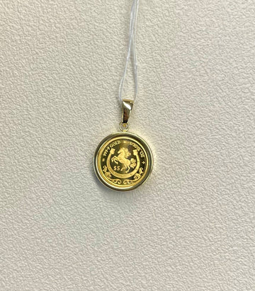24K+18K Horse Gold Coin