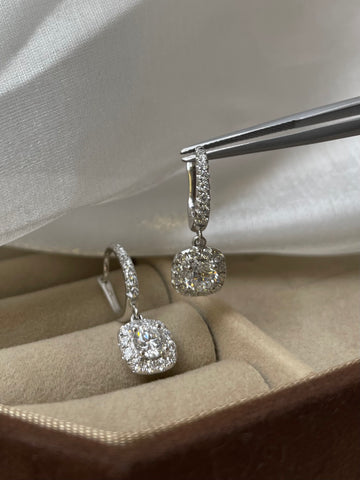1.86 Lab Grown Diamond Earrings