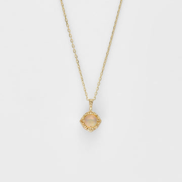 Agete Limited Edition K10 Olette/Diamond Necklace