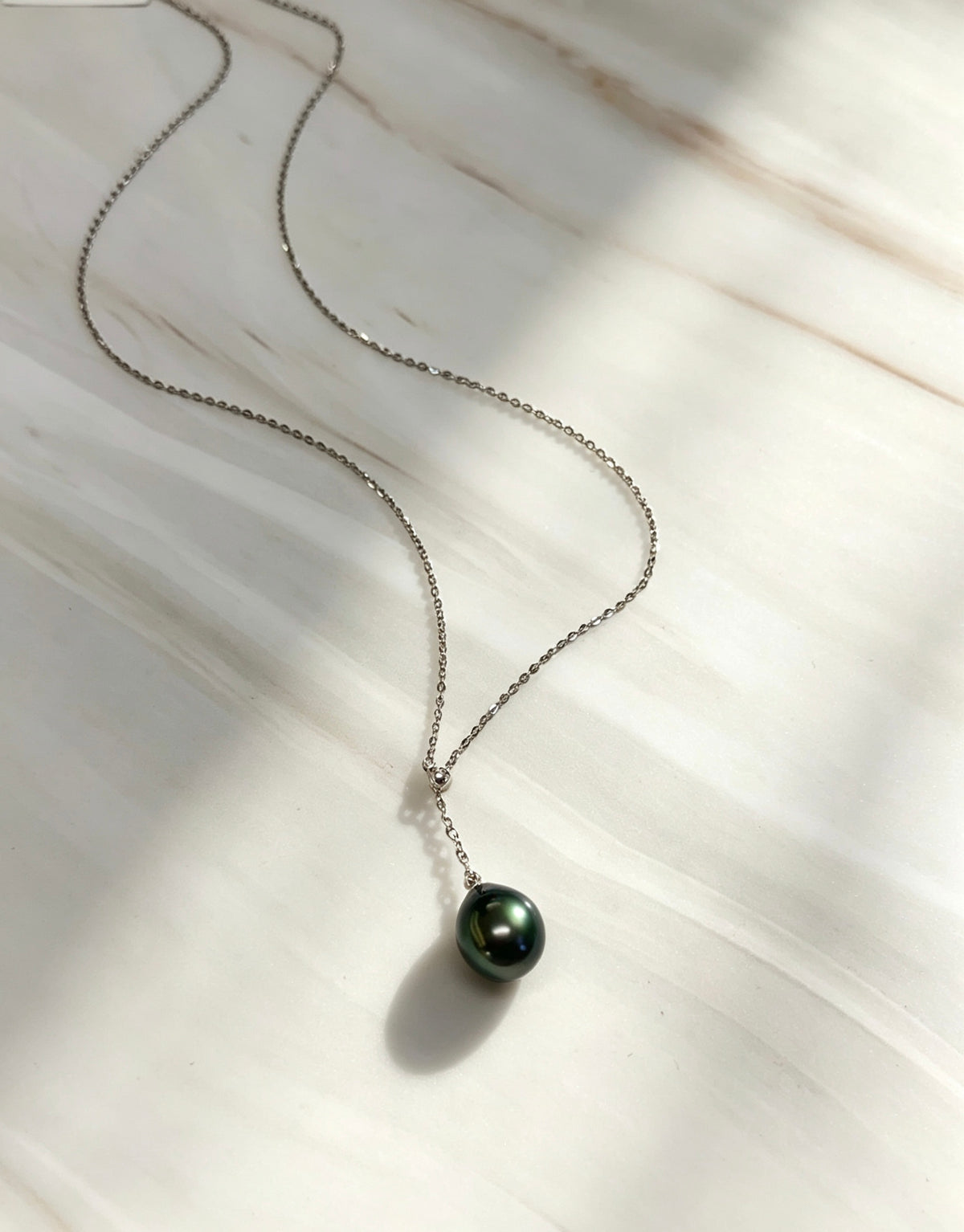 10-11mm Tahitian Black Pearl Necklace