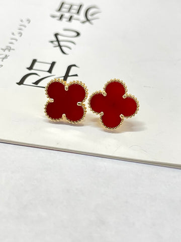 Four-leaf clover Earrings In Medium Size