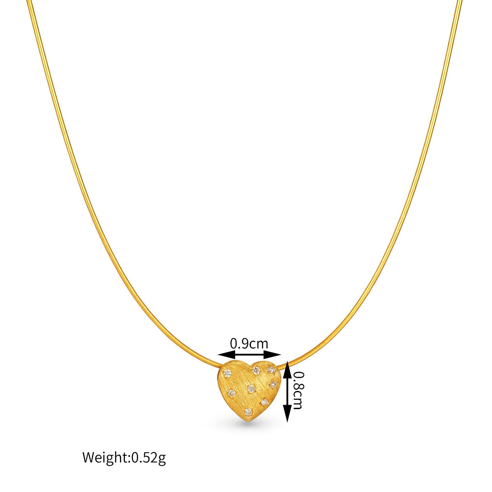 18K Heart Pendant (Pendant Only)