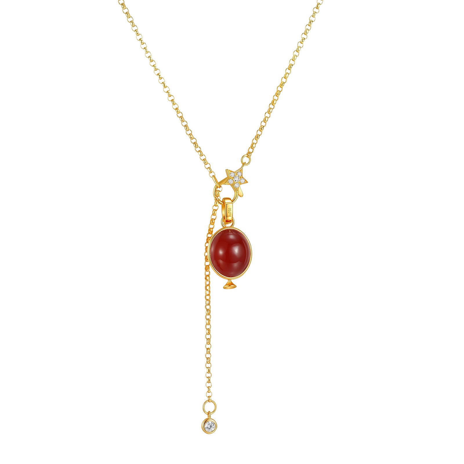 Bezel‑Set Multi‑Stone Enhancer Pendant ( Pendant Only)