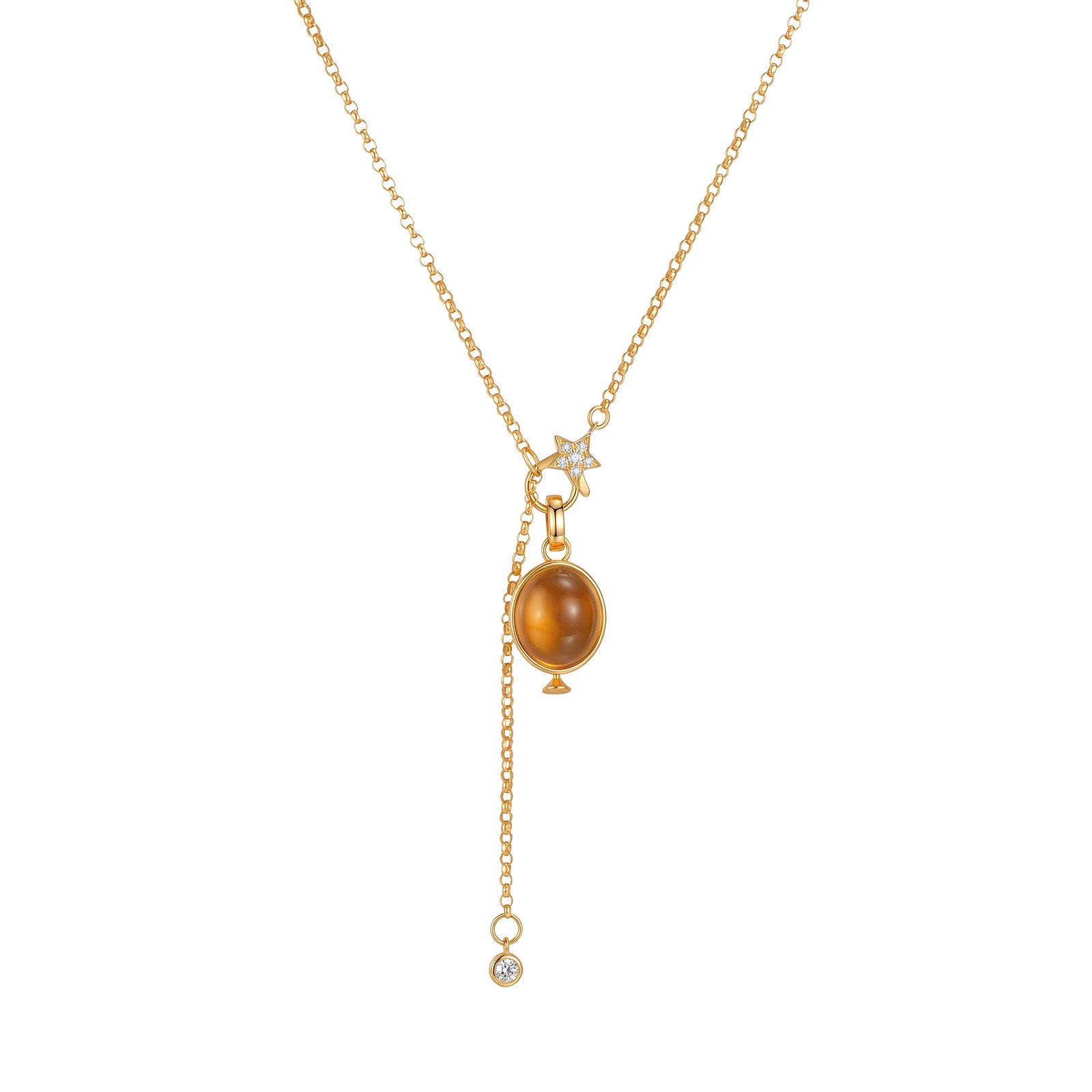 Bezel‑Set Multi‑Stone Enhancer Pendant ( Pendant Only)