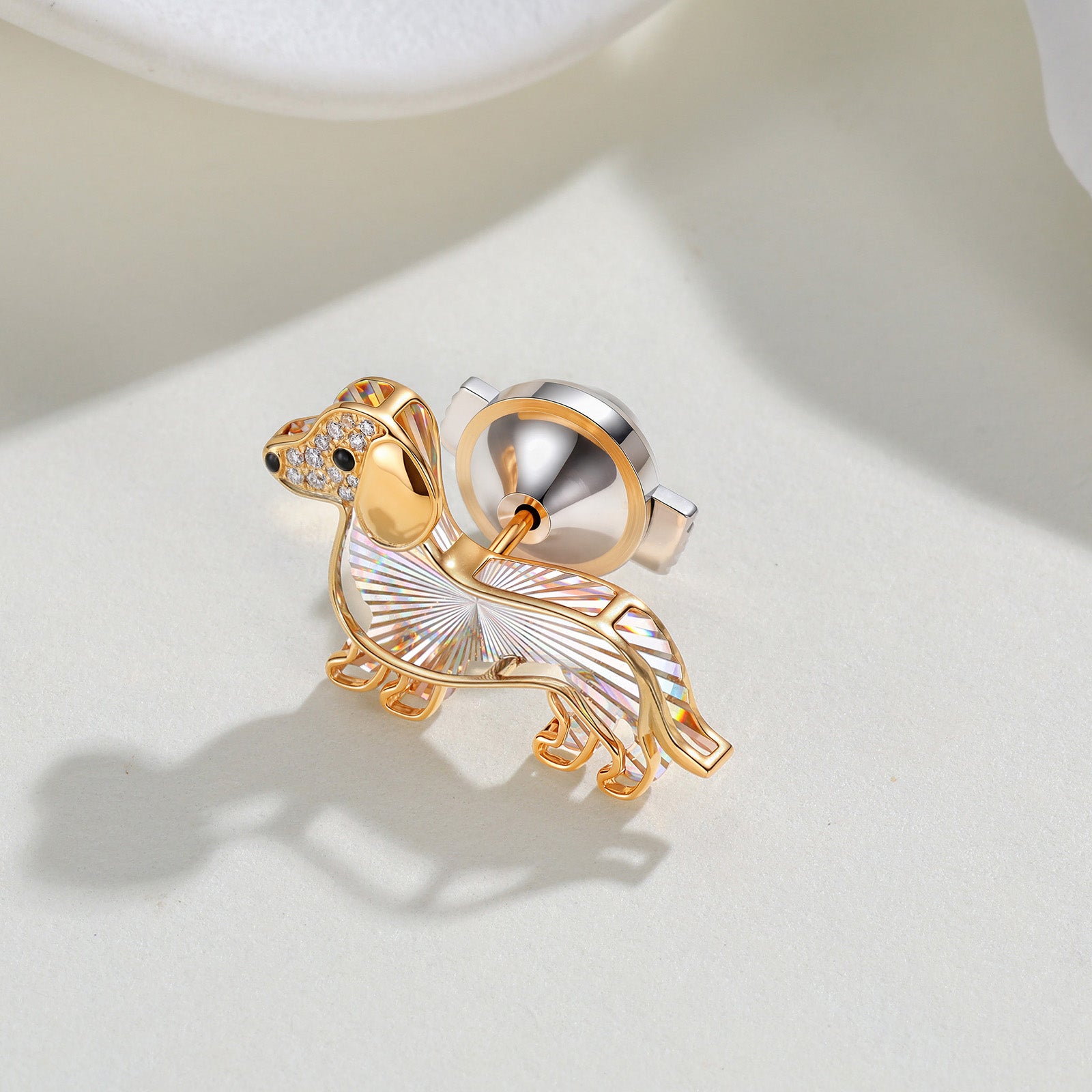 Dachshund Lumière Brooch