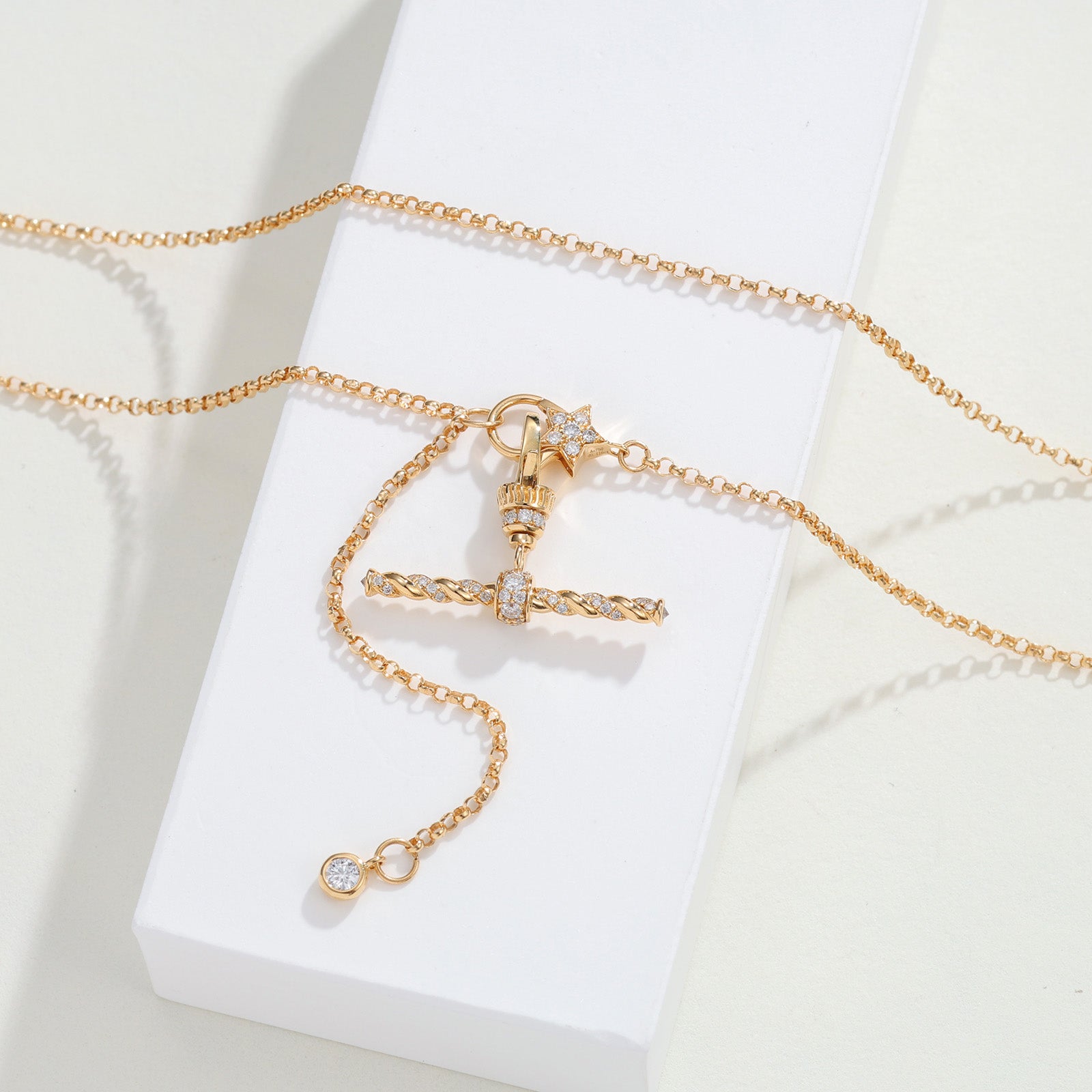 K18 Bar Pendant (Pendant Only)