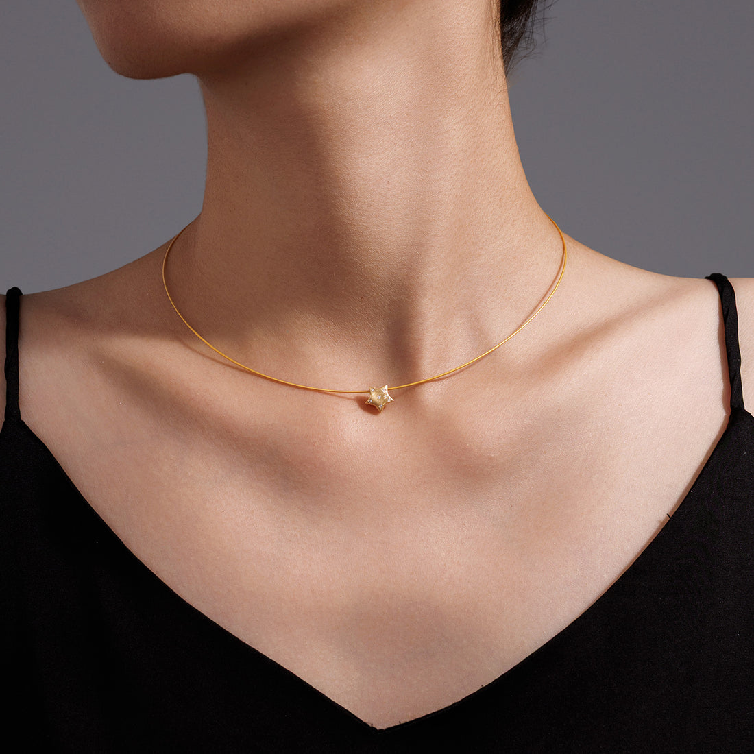 18K Star Pendant Charm