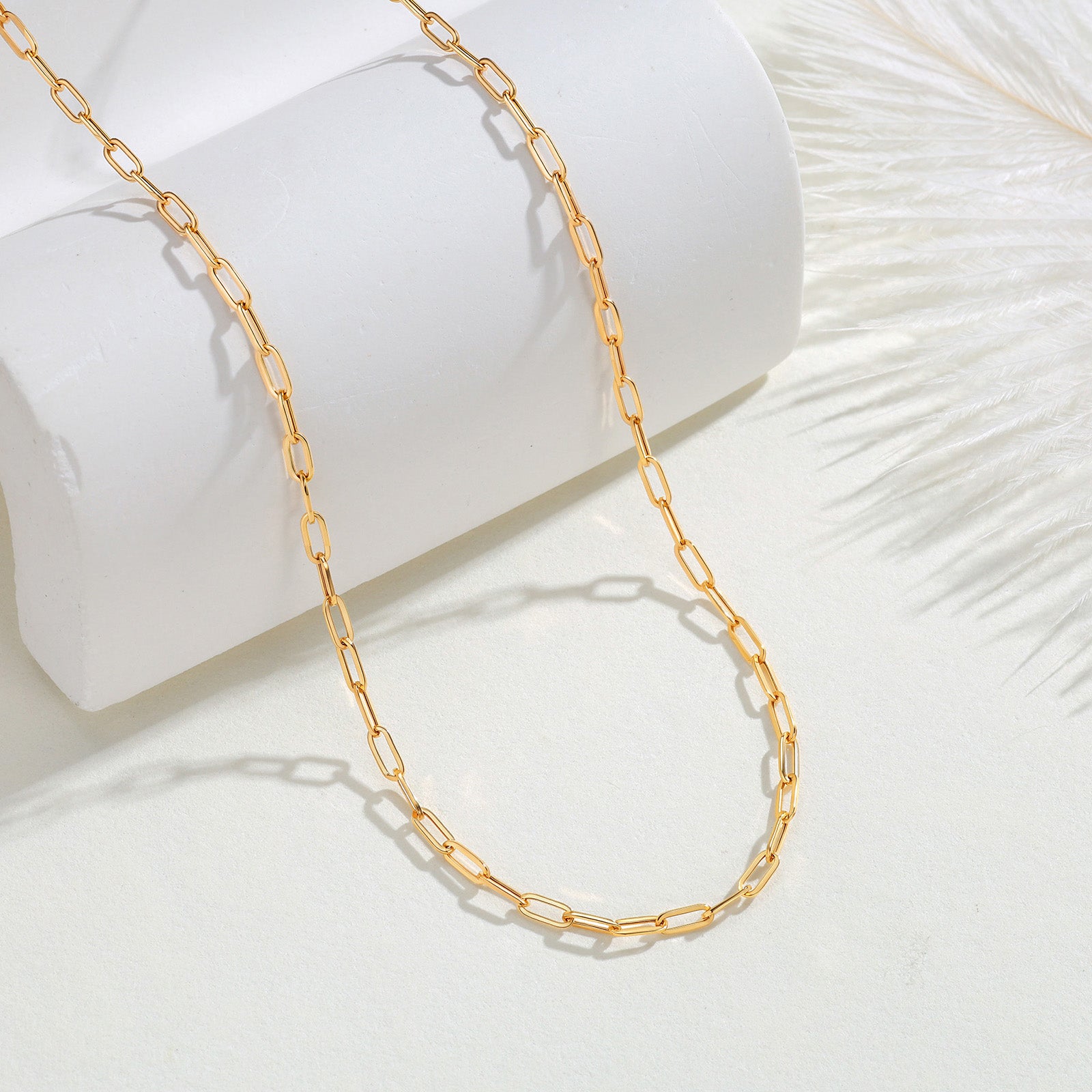 Paperclip Necklace In Large Size