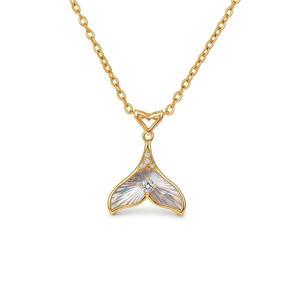 ⭐️Mermaid Tail Diamond Pendant (Pendant Only)