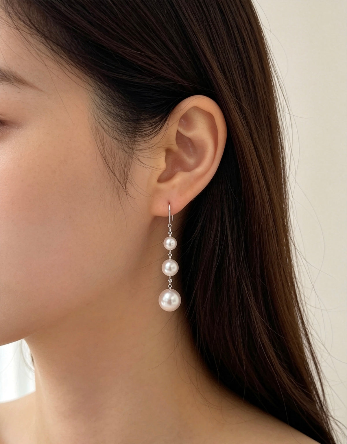 K18 Akoya Pearl 6-8mm  Earrings
