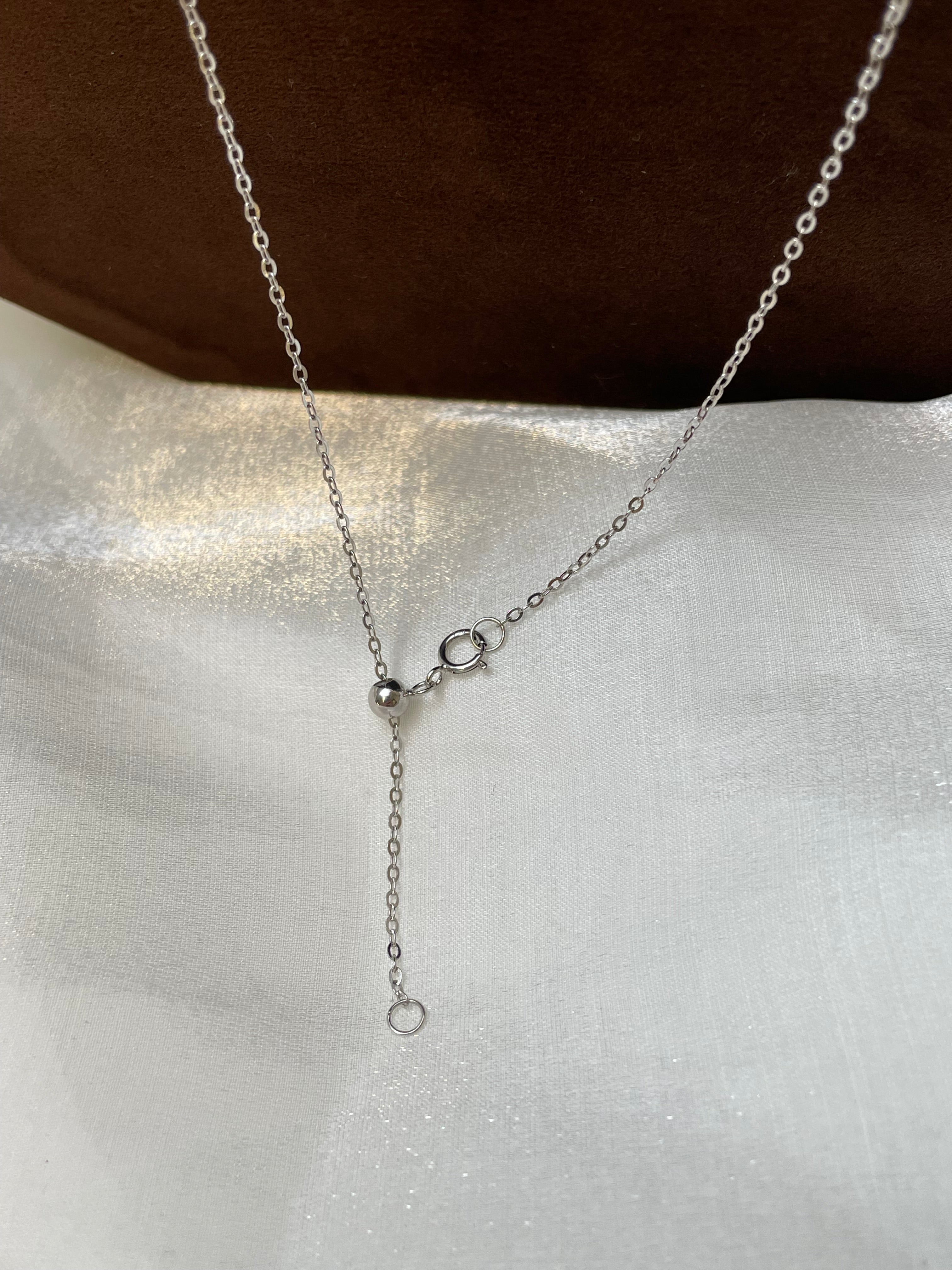 1.063 CTRound Lab Grown Diamond Necklace In 18K White Gold
