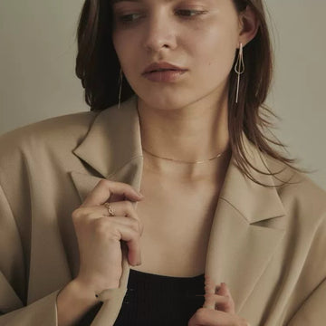 【COCOSHNIK】Tassel Earrings